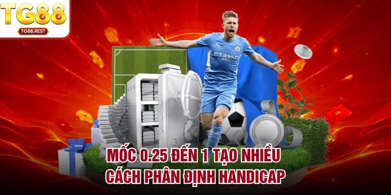 Mốc 0.25 đến 1 tạo nhiều cách phân định handicap